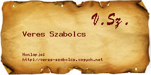 Veres Szabolcs névjegykártya